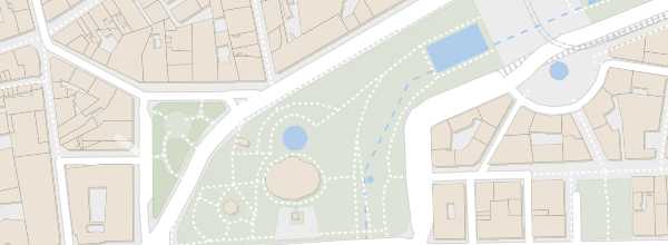 Map of Albert I Garden