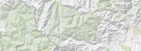 Map of Gran Paradiso National Park
