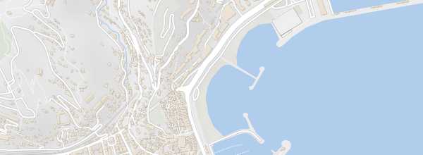 Map of Beaches of Menton