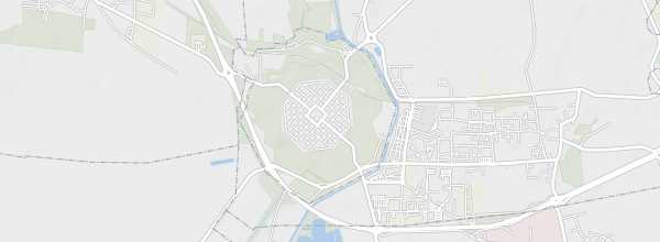 Map of Neuf-Brisach
