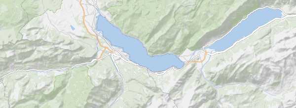 Map of Lake Thune