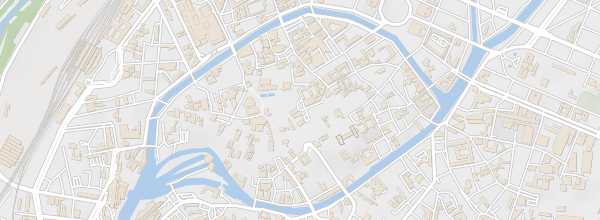 Map of Strasbourg's Grande Île