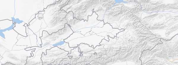 Map of Ferghana Valley