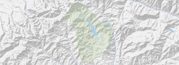 Map of Sary-Chelek Nature Reserve