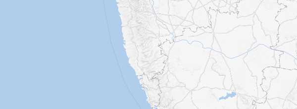 Map of Western Ghats
