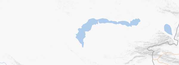 Map of Lake Balkhash