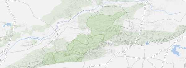 Map of Melghat Reserve