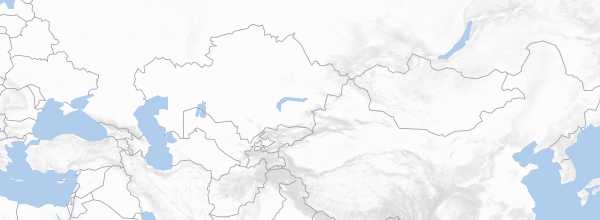 Map of Central Asia