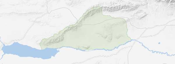 Map of Altyn-Emel National Park