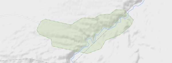 Map of Charyn Canyon