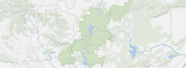 Map of Pench National Park