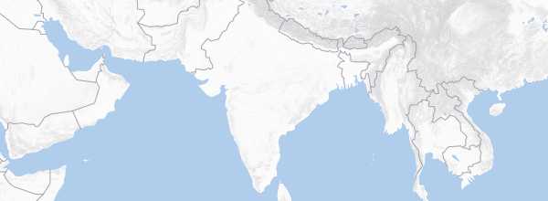 Map of South Asia
