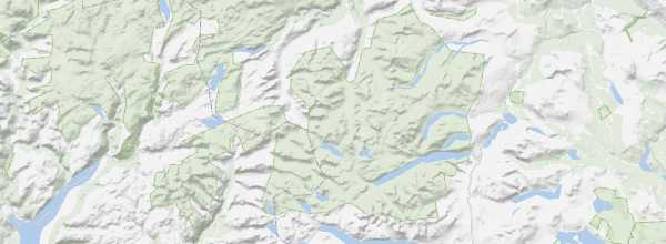 Map of Jotunheimen National Park