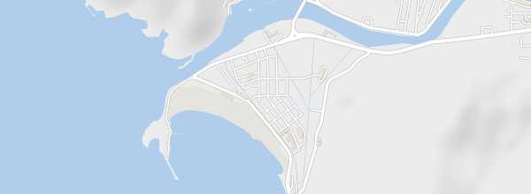Map of Beaches of Bosa