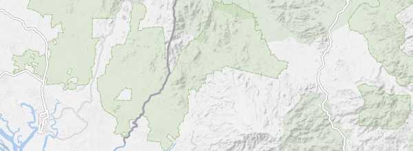 Map of Korup National Park