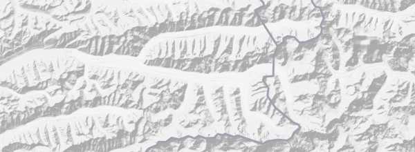 Map of Inylchek Glacier