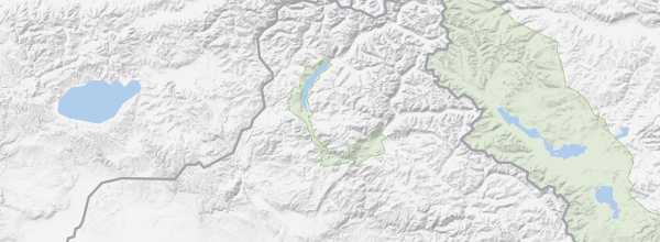 Map of Hanas Nature Reserve
