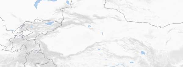 Map of Taklamakan Desert