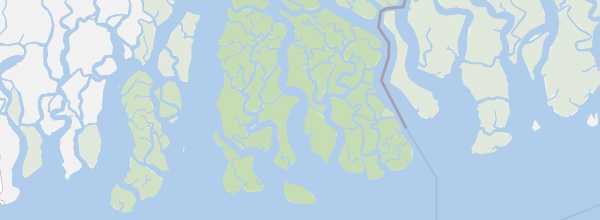 Map of Sundarbans National Park