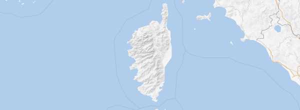 Map of Corsica