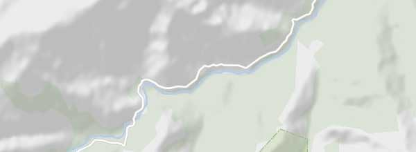 Map of Restonica Gorge