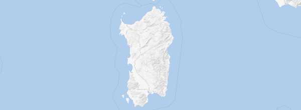 Map of Sardinia
