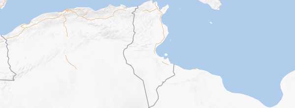 Map of Tunisia