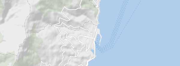 Map of Bastia