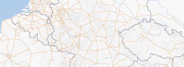 Map of Central Germany