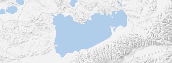 Map of Lake Namtso