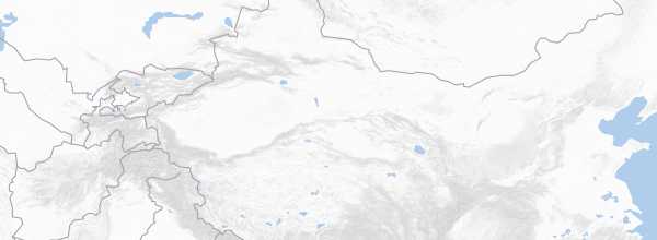 Map of Western China