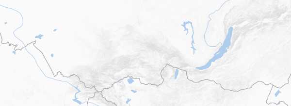 Map of Sayan Mountains