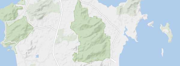 Map of Khao Phra Thaeo Wildlife Sanctuary