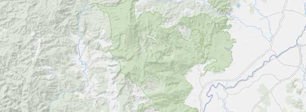 Map of Doi Inthanon National Park