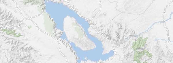 Map of Lake Toba